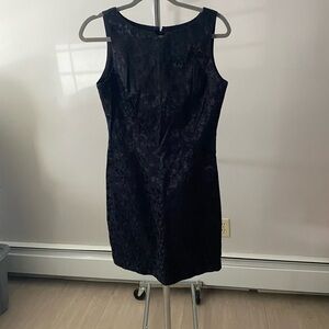 Classic Black Sleeveless Sheath Dress